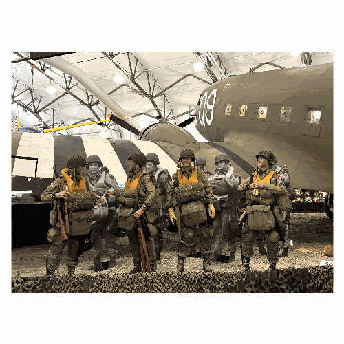 C-47 Crew AMC Museum Post card