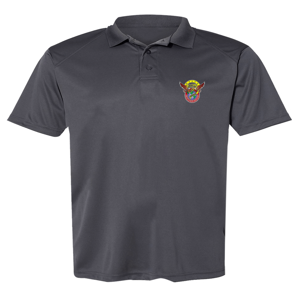 Men's Poly Buttoned Polo with ATA Logo