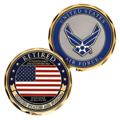 Retired – U.S. Air Force Coin