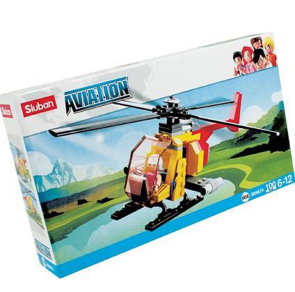Helicopter Construction Set Yellow