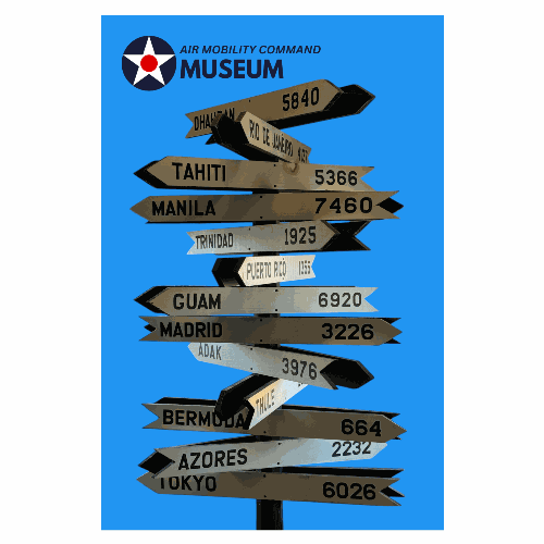 AMC Museum Canteen Sign Post Card