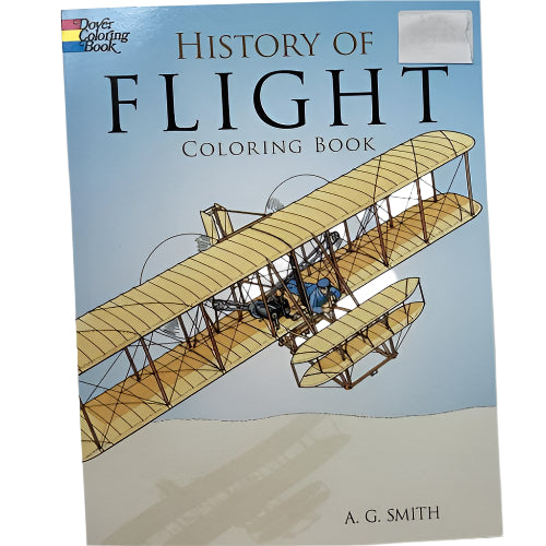 History of Flight Coloring Book