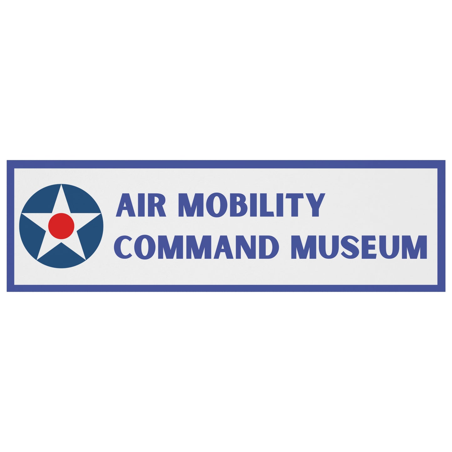 Air Mobility Command Car Bumper Magnet