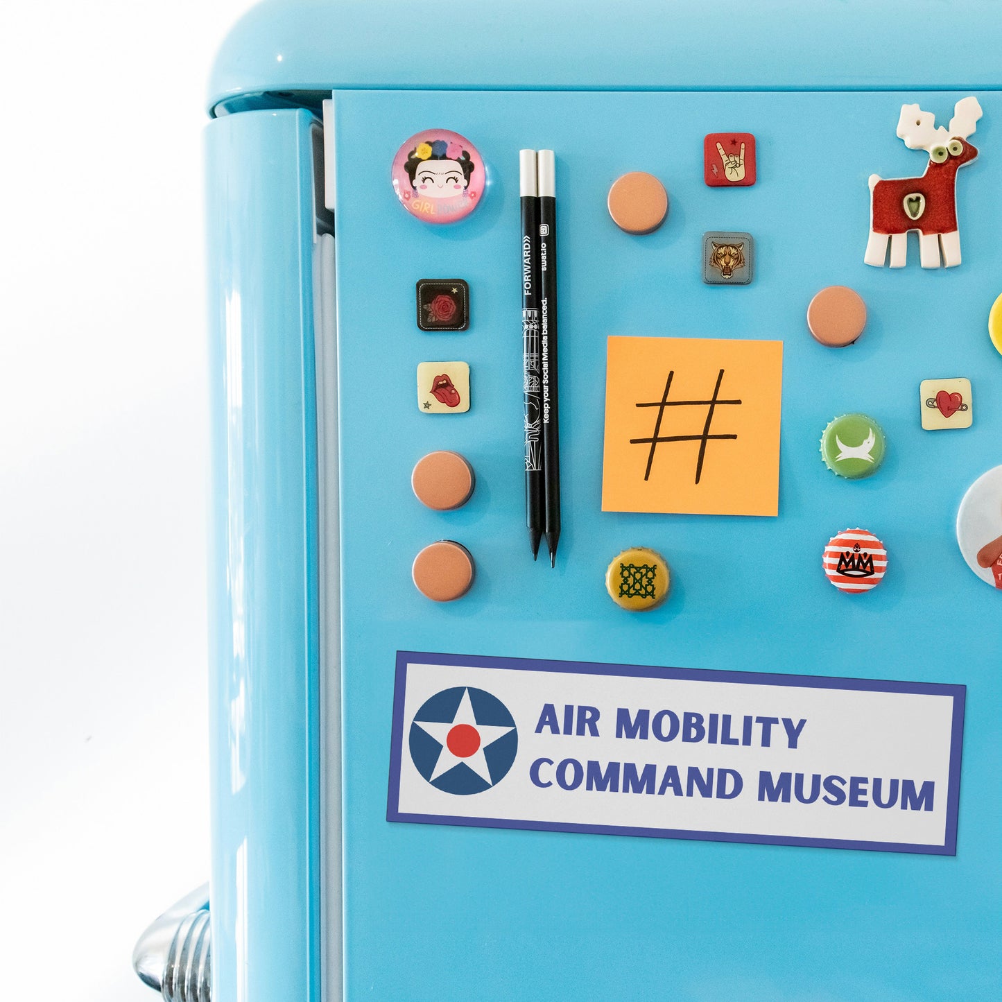 Air Mobility Command Car Bumper Magnet