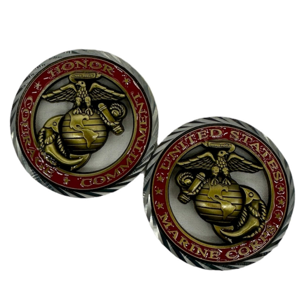 US Marine Core Values Coin