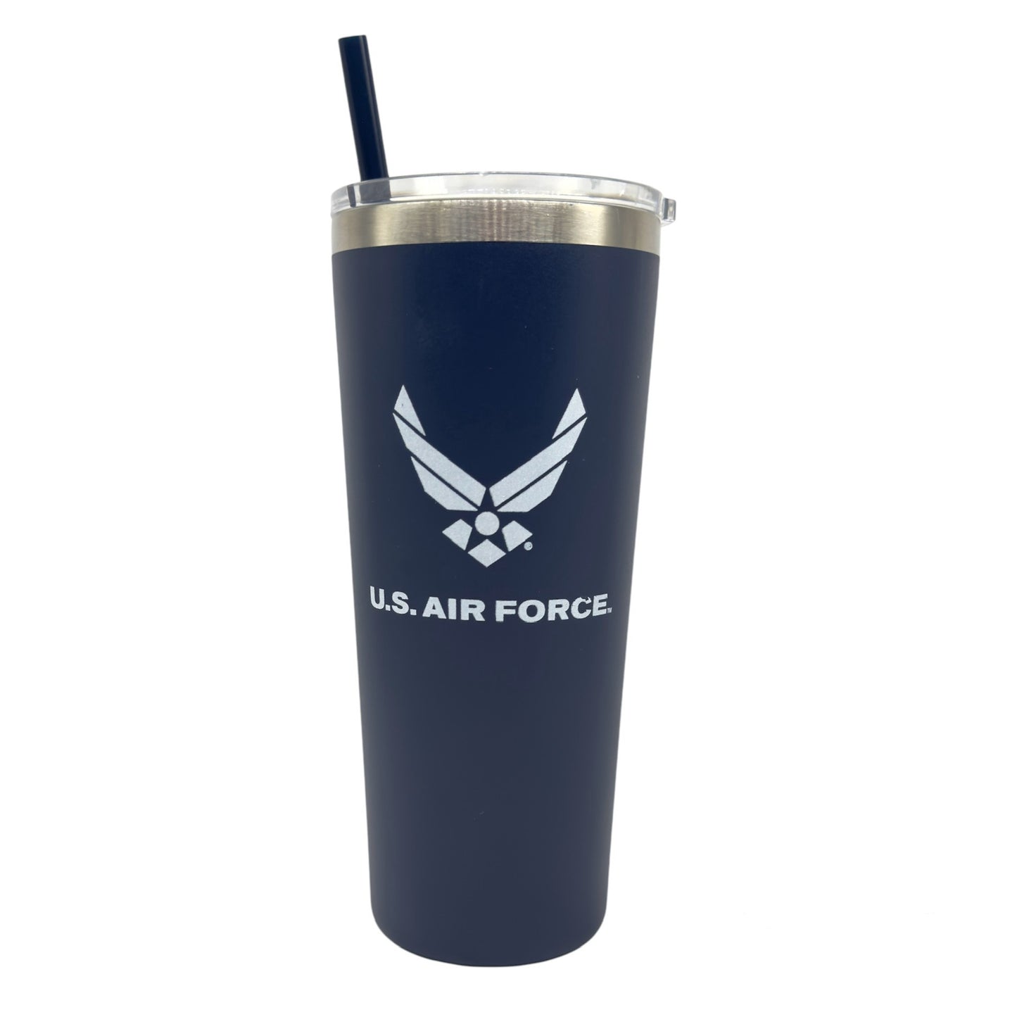 USAF Stainless Steel Tumbler 22oz Matte Blue