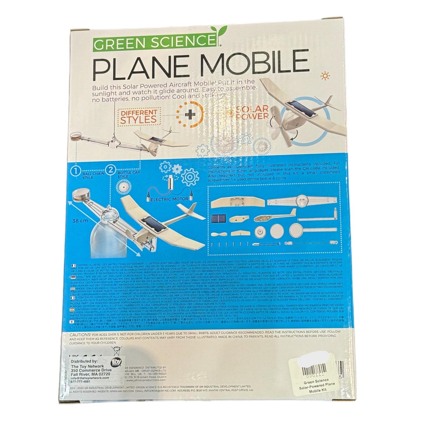 Green Science Solar-Powered Plane Mobile Kit