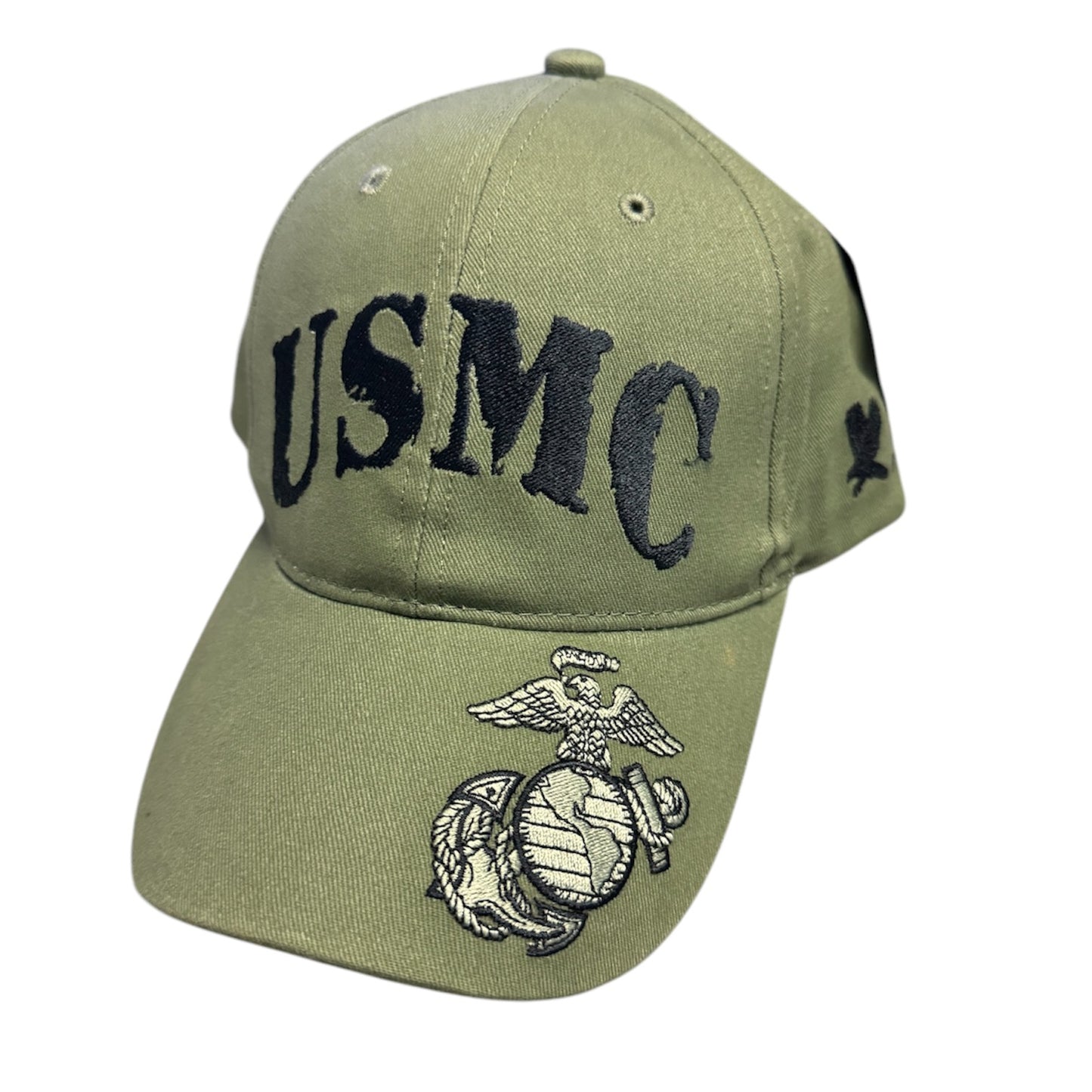 MARINES GLOBE and ANCHOR Embroidered Green cap