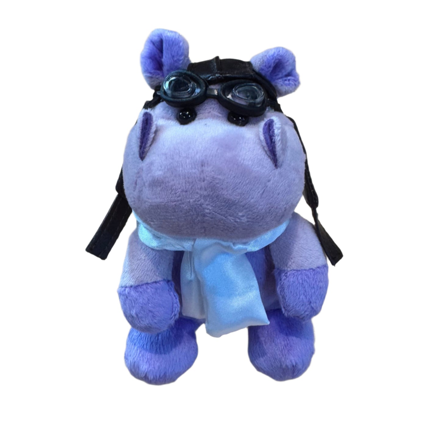 Mini Hippo Aviator Plush