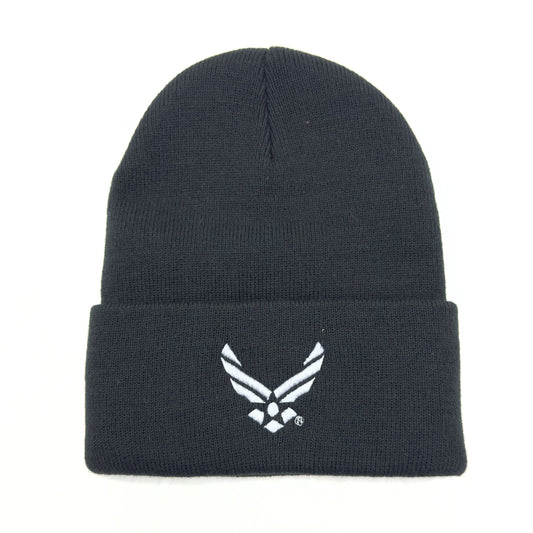 Air Force Stocking Hat Black with cuff