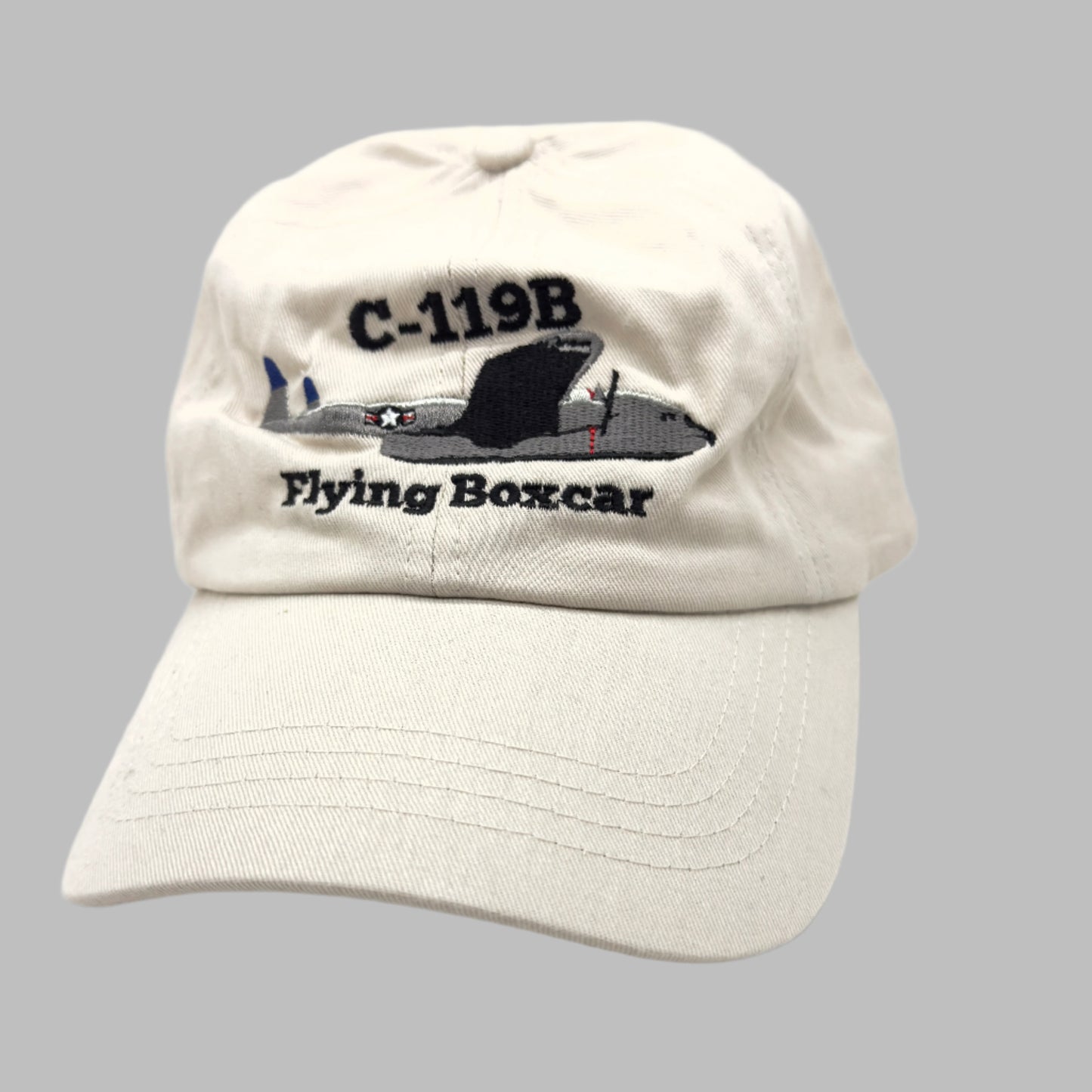 C-119B Flying Boxcar Hat/Cap Stone Unstructured
