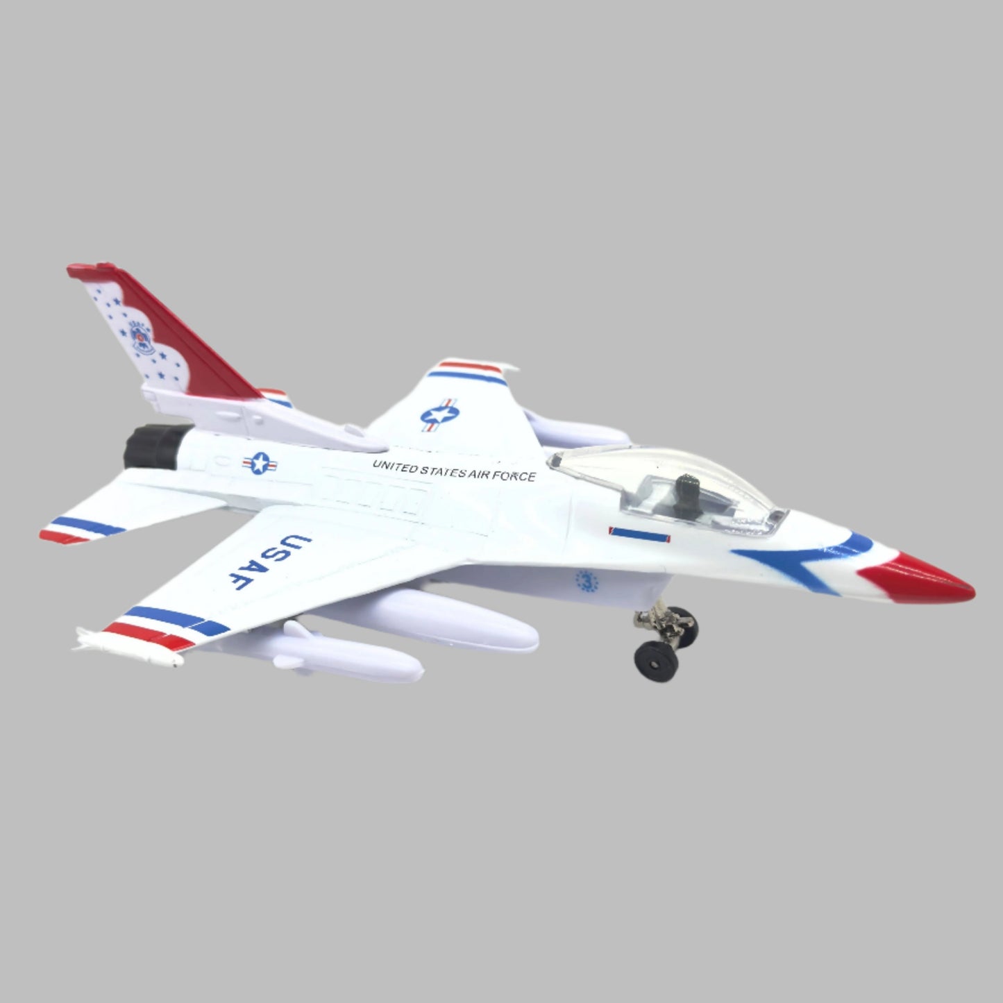 Diecast Pullback F-16 Fighting Falcon Thunderbirds