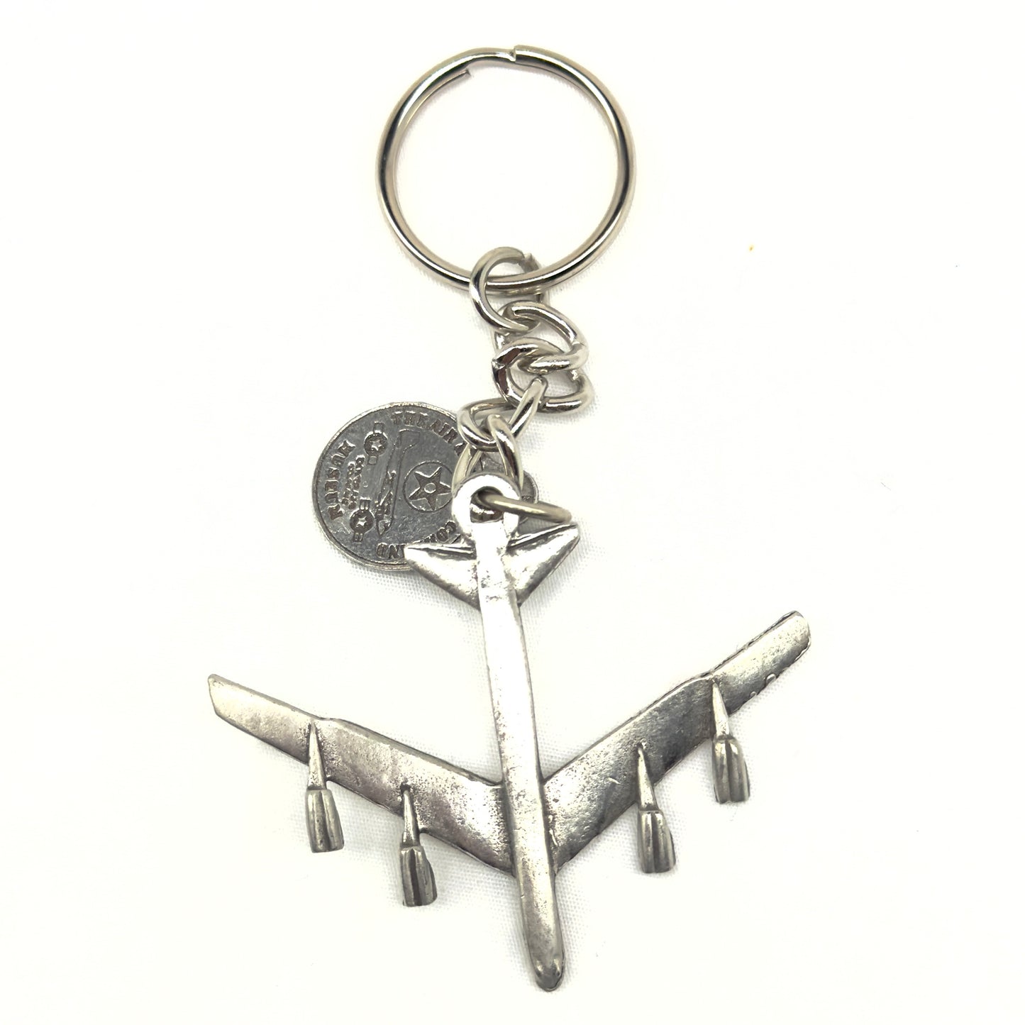 B-52 Pewter Keychain