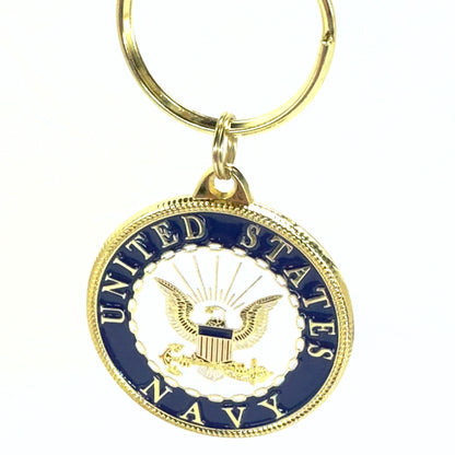 Navy Key Ring