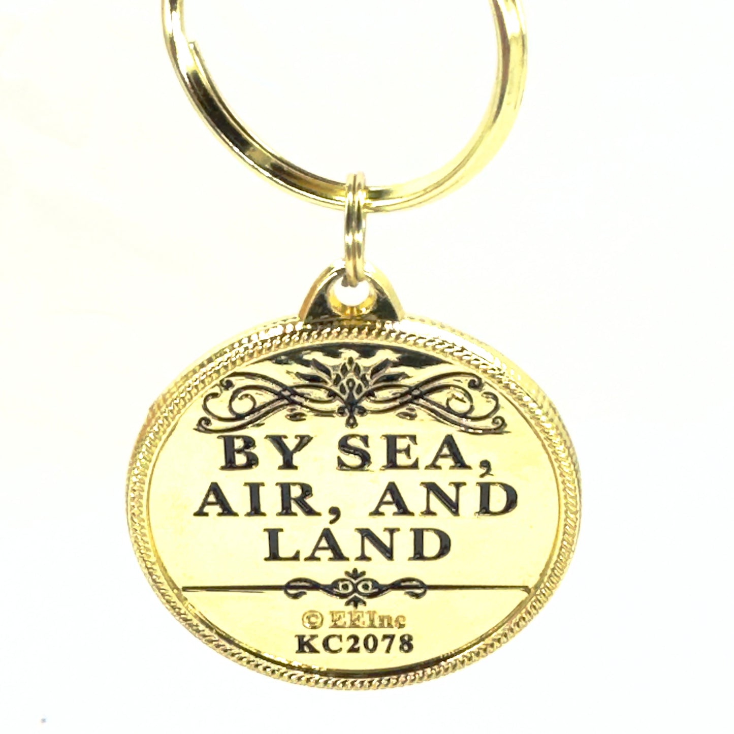 Navy Key Ring