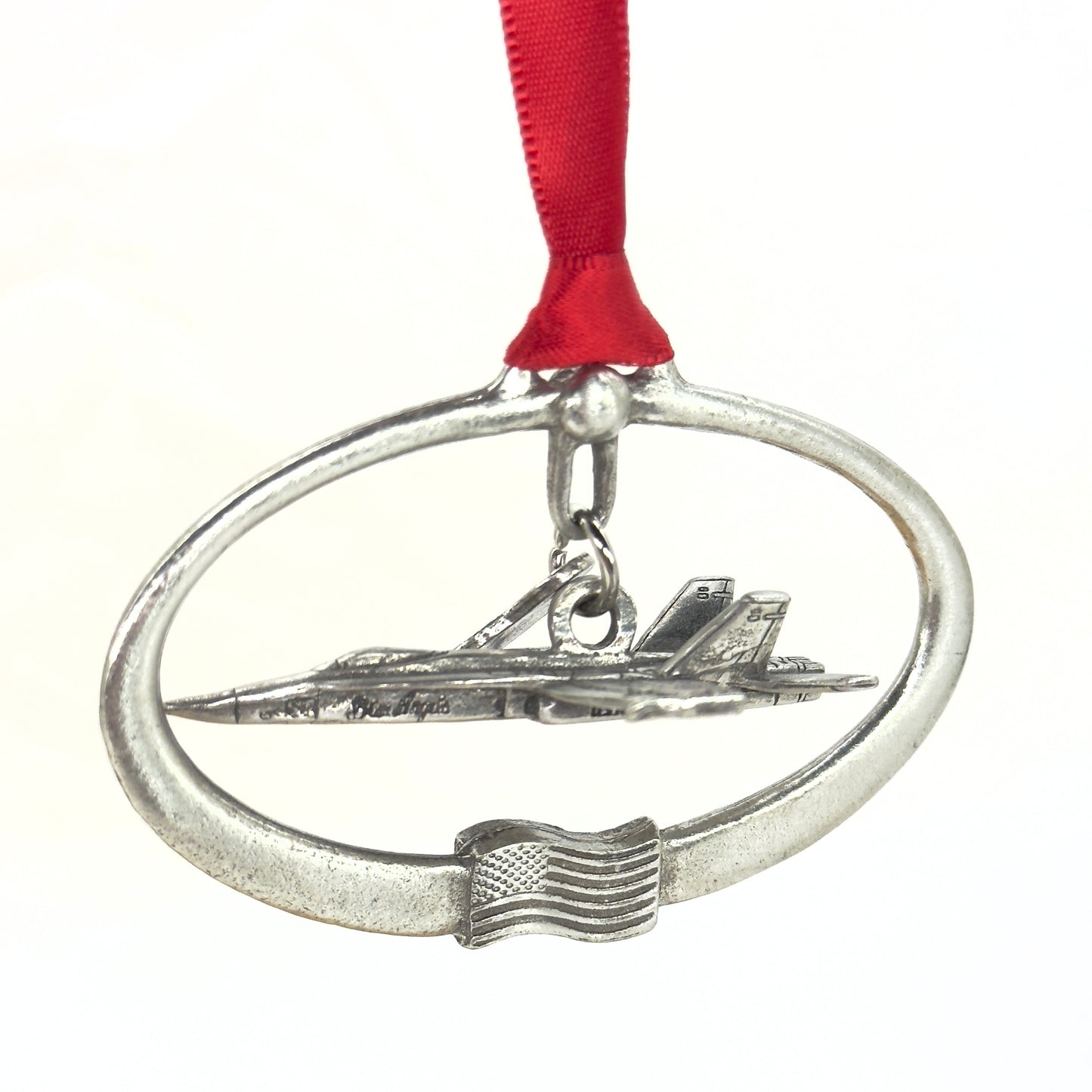 Blue Angels F-18 Pewter Ornament