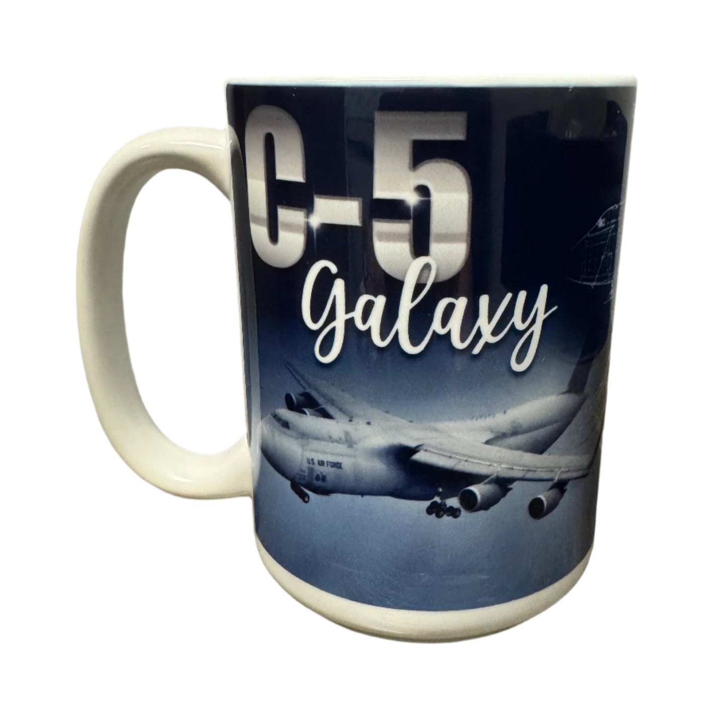 C-5 Galaxy Blueprint Coffee Mug
