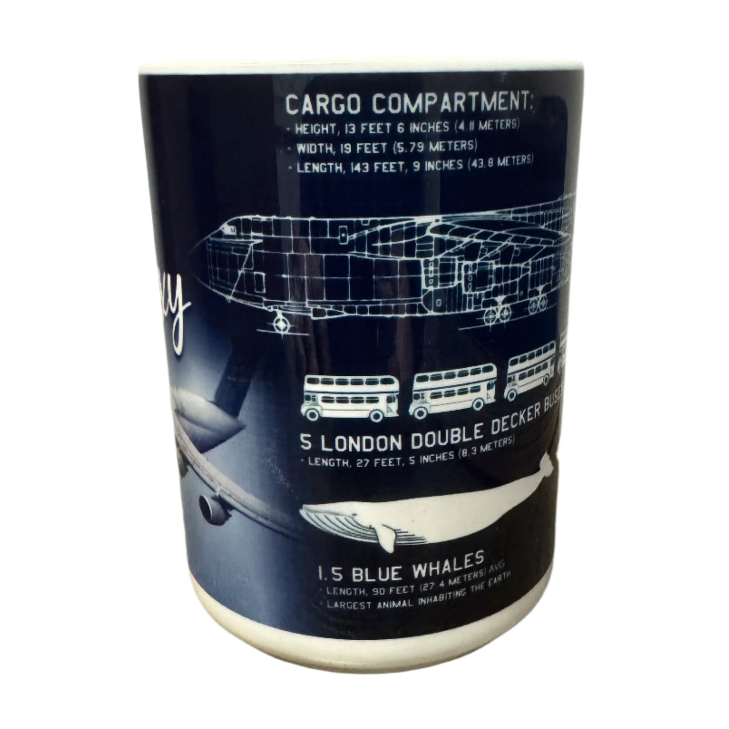 C-5 Galaxy Blueprint Coffee Mug