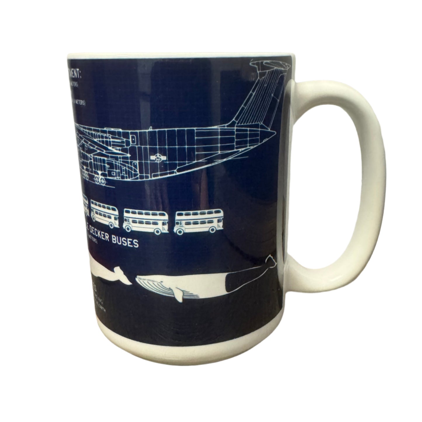 C-5 Galaxy Blueprint Coffee Mug