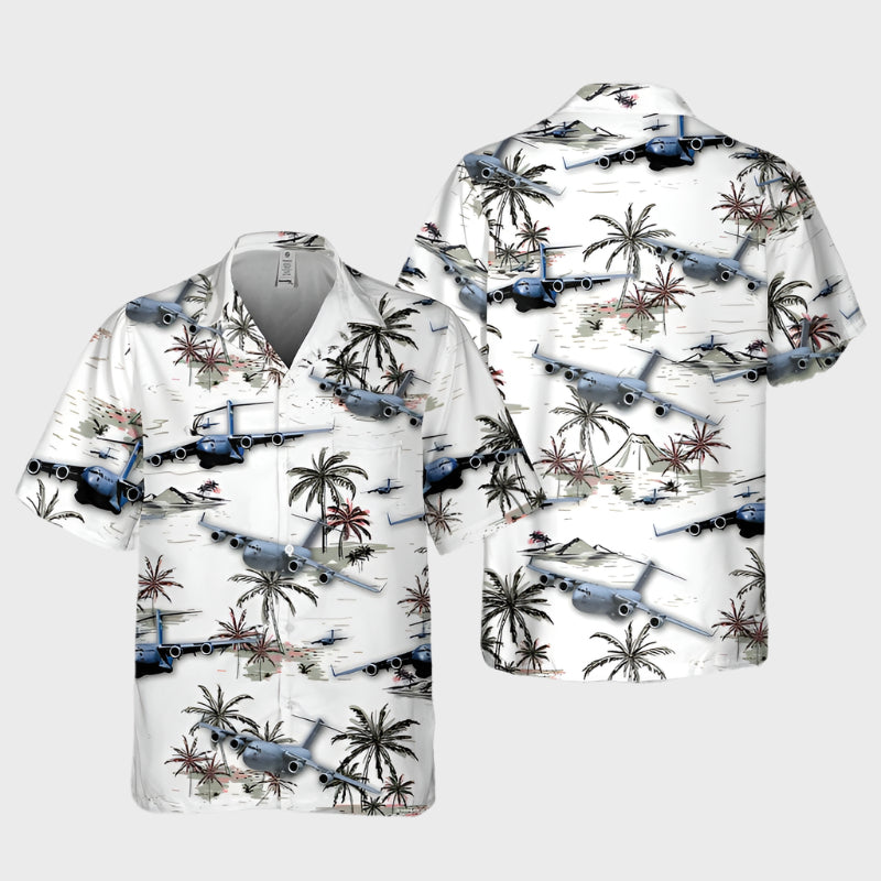 USAF Boeing C-17 Hawaiian Shirt