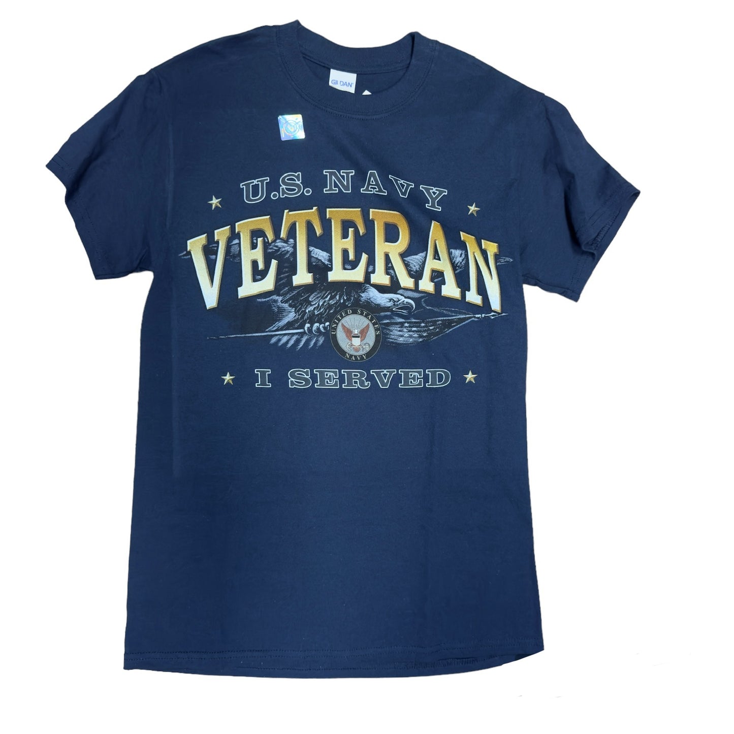 Navy Veteran I Served T-Shirt Navy Blue