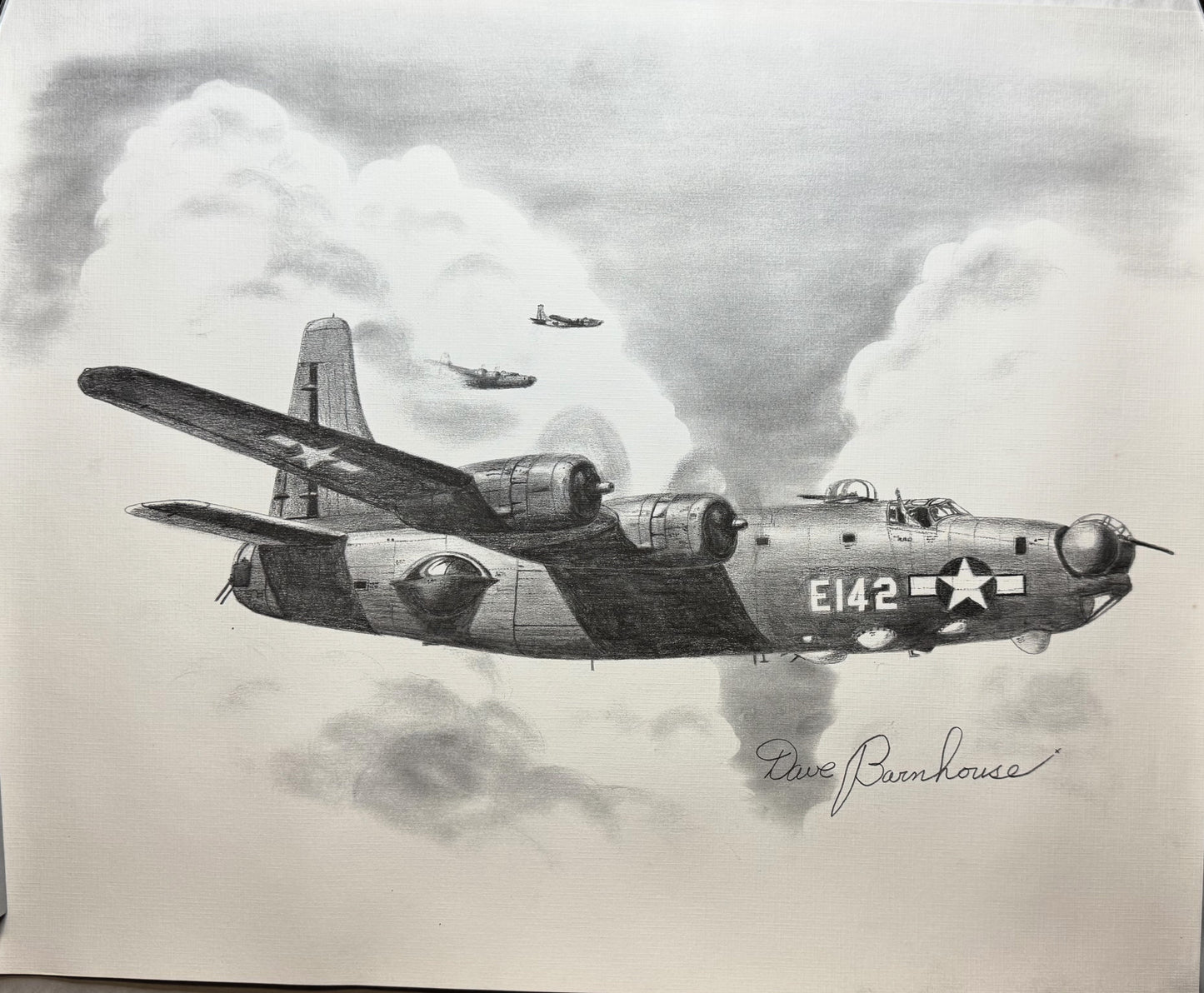 PB-4Y Privateer Black & White 16" x 20" Print