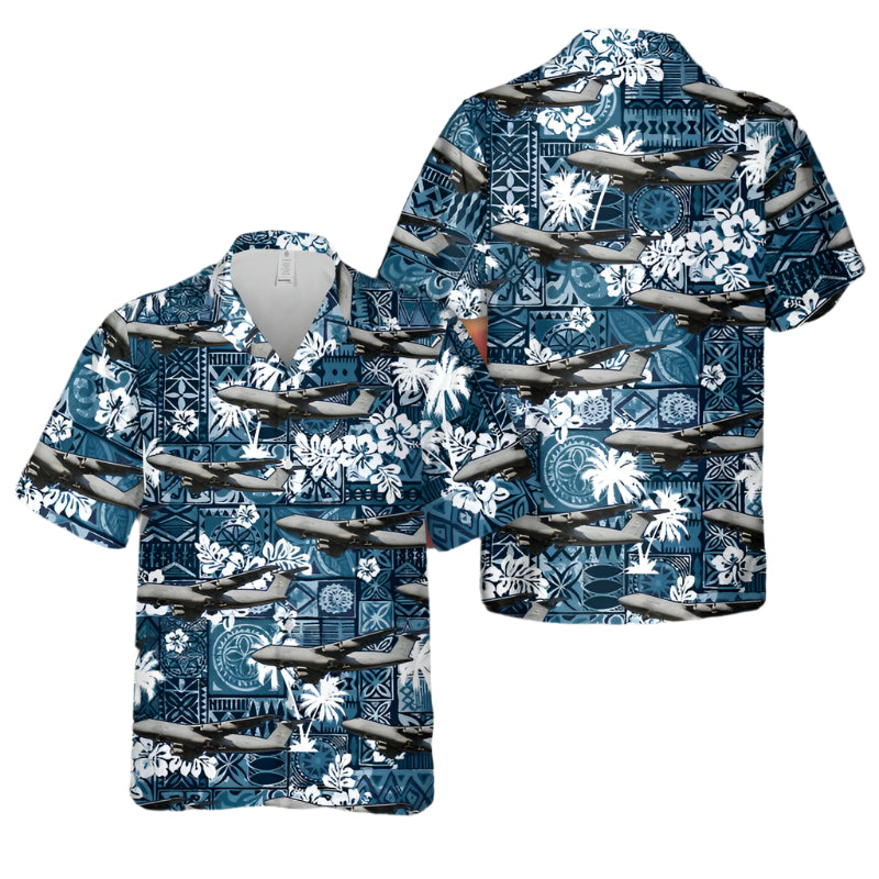USAF Lockheed C-5M Galaxy Hawaiian Shirt