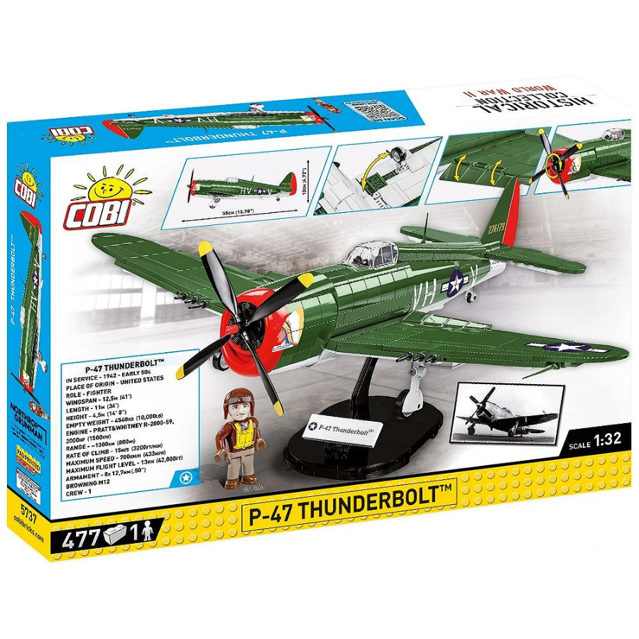 COBI P-47 Thunderbolt 477 PCS