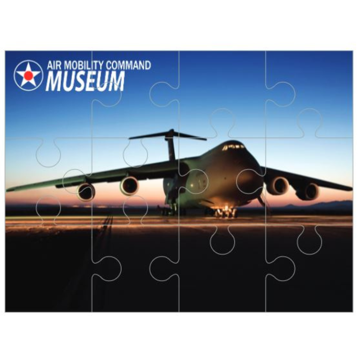 C-5 Board Puzzle 8" x 6" 12 pcs