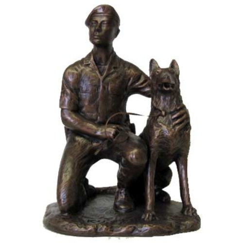 Air Force K-9 SP with Dog Statue Special Order