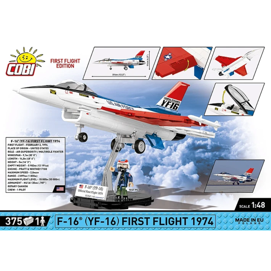 COBI F-16 First Flight 1974 - Thunderbird