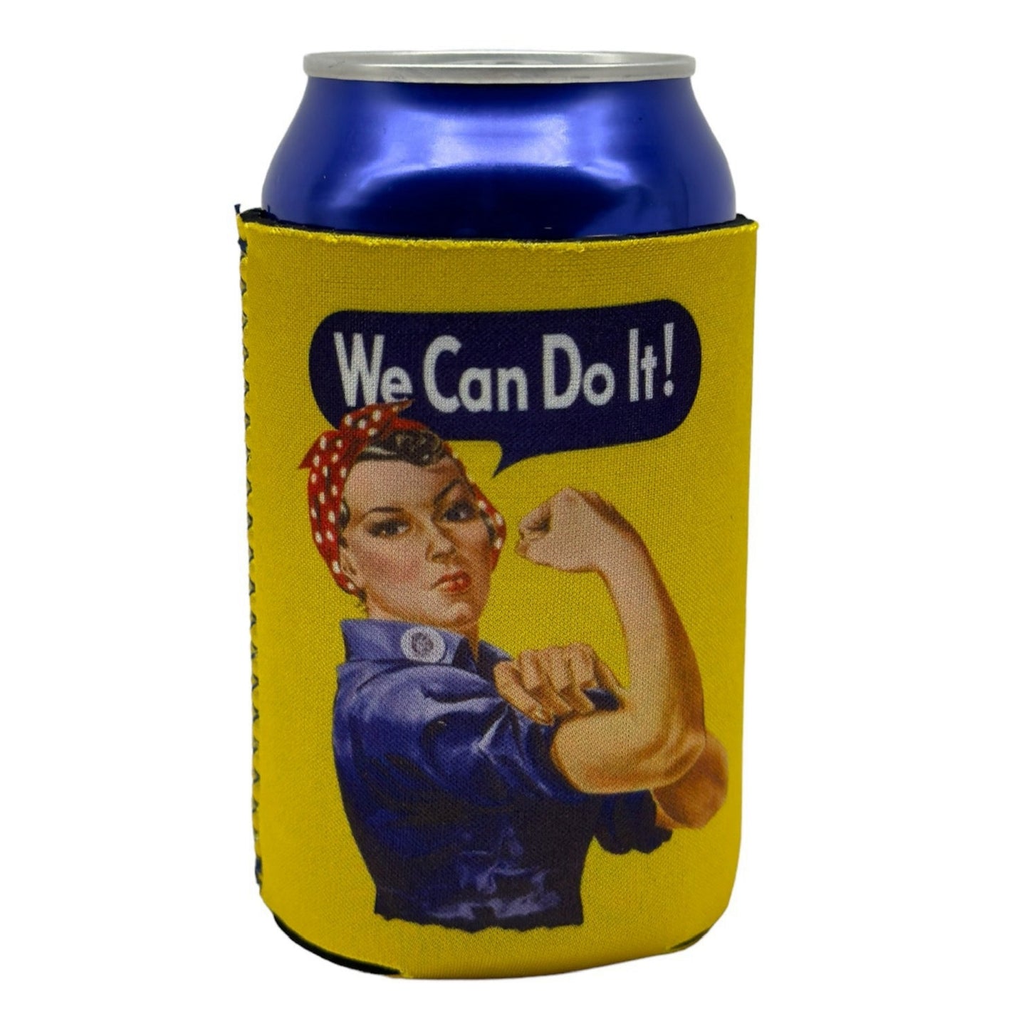 Rosie the Riveter Koozie - Can Cooler