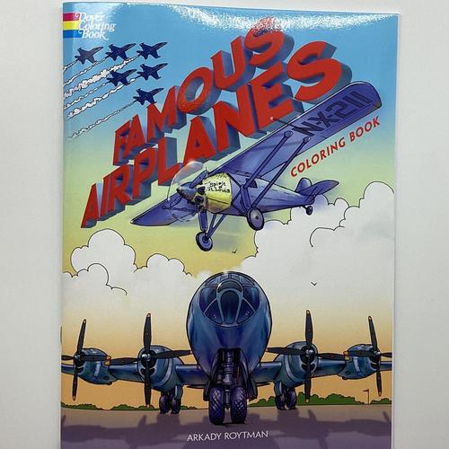 Famous Airplanes  Coloring Book