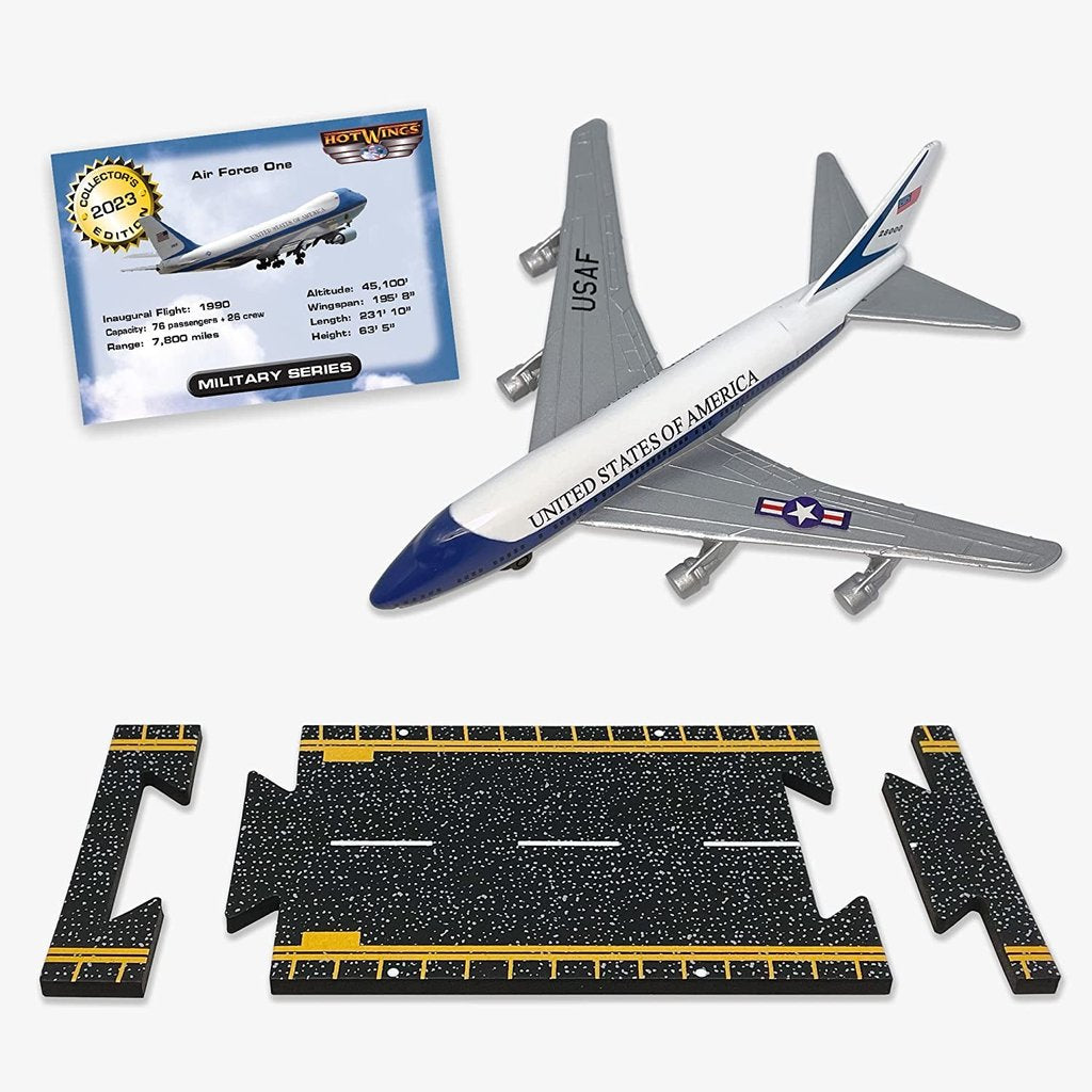 Hot Wings AF-1 Die Cast Model with Runway