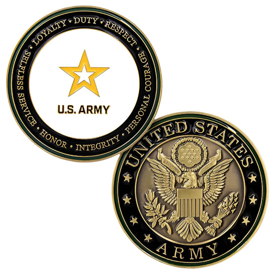 US Army Core Values Coin