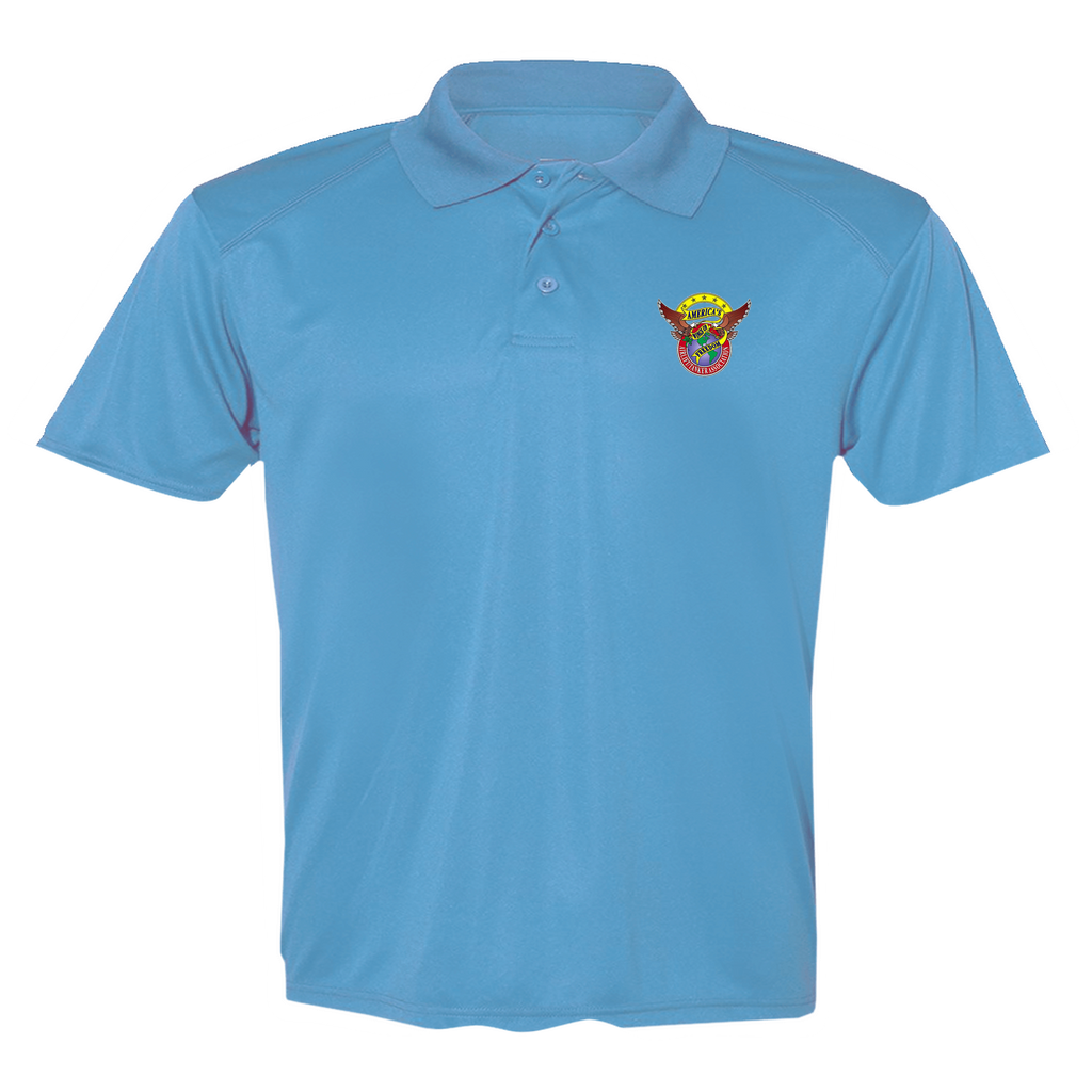 Men's Poly Buttoned Polo with ATA Logo