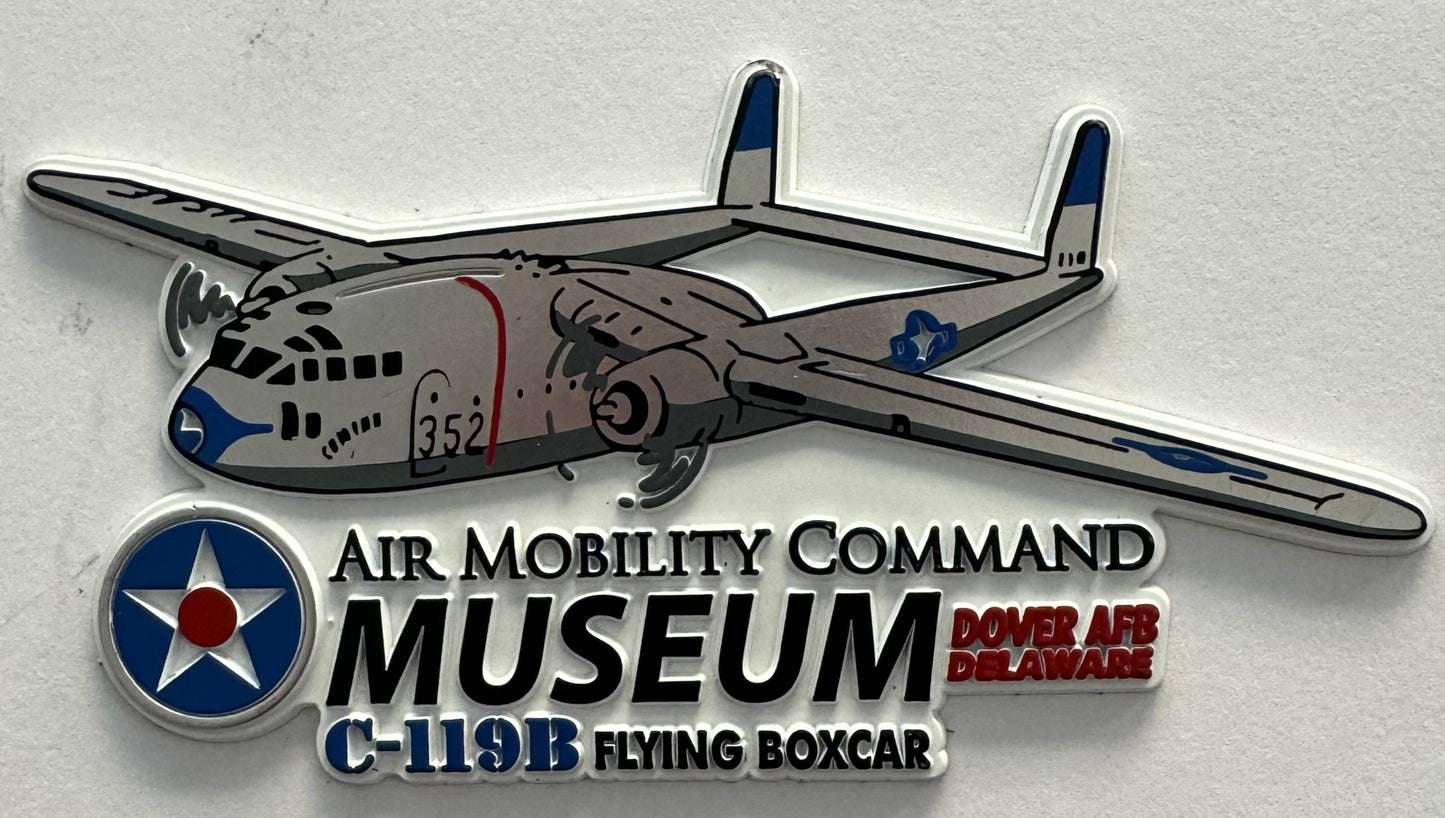 C-119B Flying Boxcar AMC Rubber Magnet
