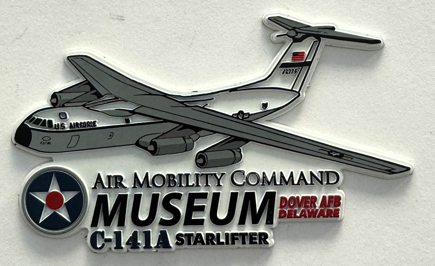 C-141 Starlifter AMC Rubber Magnet
