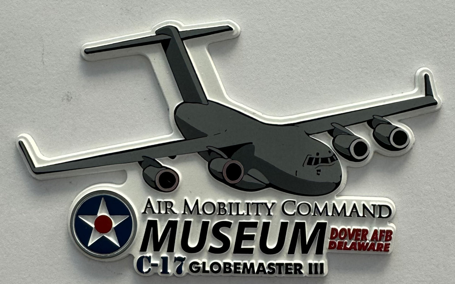 C-17 Globemaster III AMC Rubber Magnet