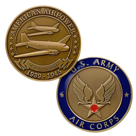 C-47 Army Air Corps Bronze Antique