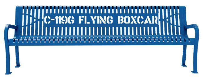 C-119B Flying Boxcar Bench Plaque