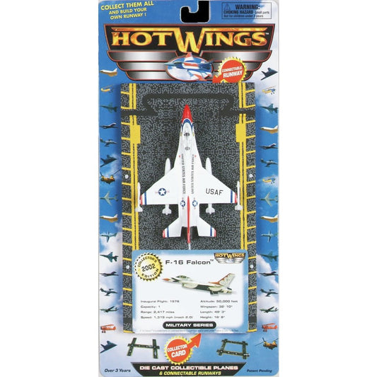 Hot Wings F-16 Thunderbird Diecast with Runway