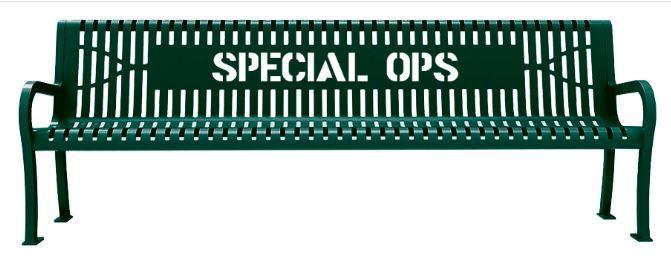 Special Operation Bench Plaque