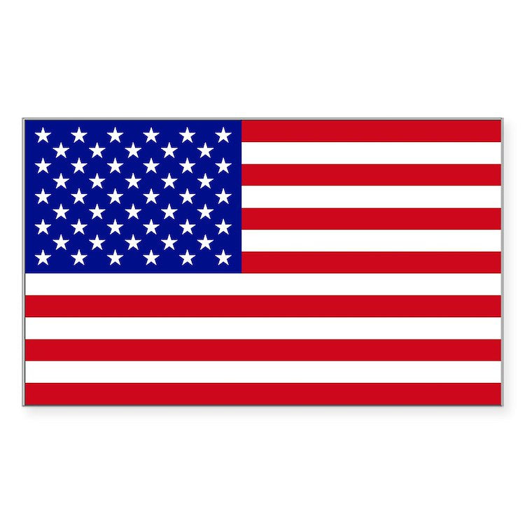 U.S. Flag Single Sticker