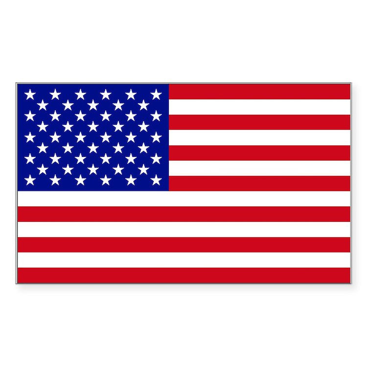 U.S. Flag Single Sticker