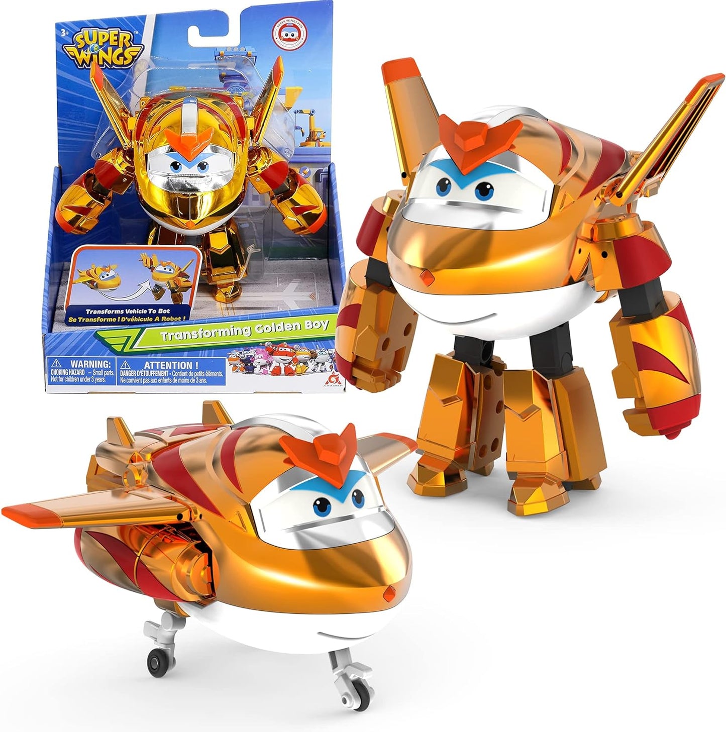 SW Transforming Toy 5" Plane-Golden Boy