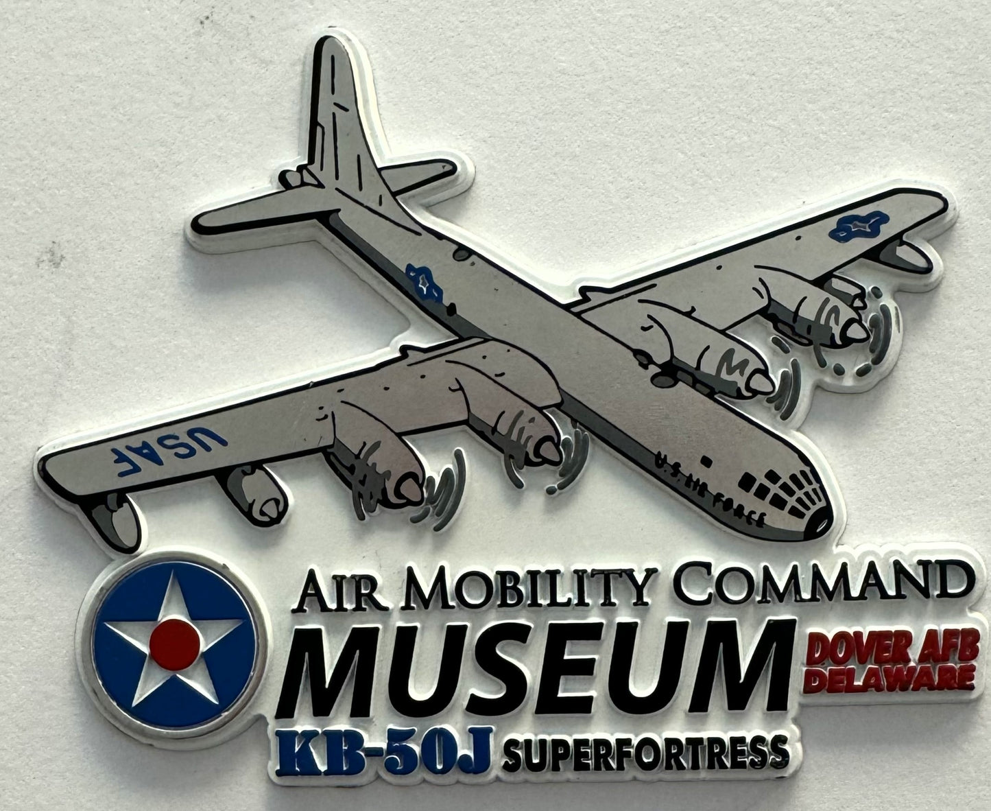 KB-50 J AMC Rubber Magnet