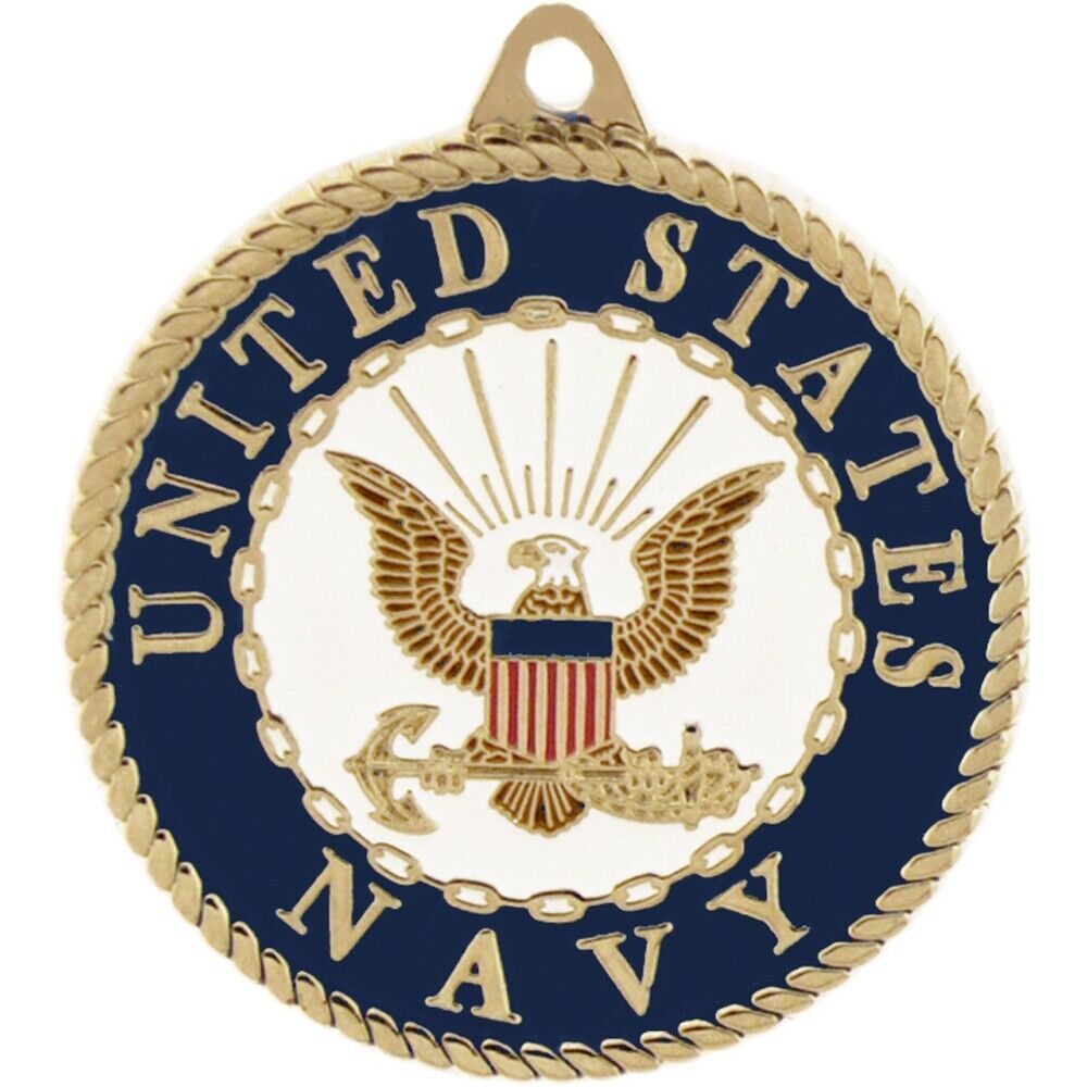 Navy Key Ring