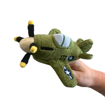 P-51 Mustang Plush Aircraft 5" Finger Puppet