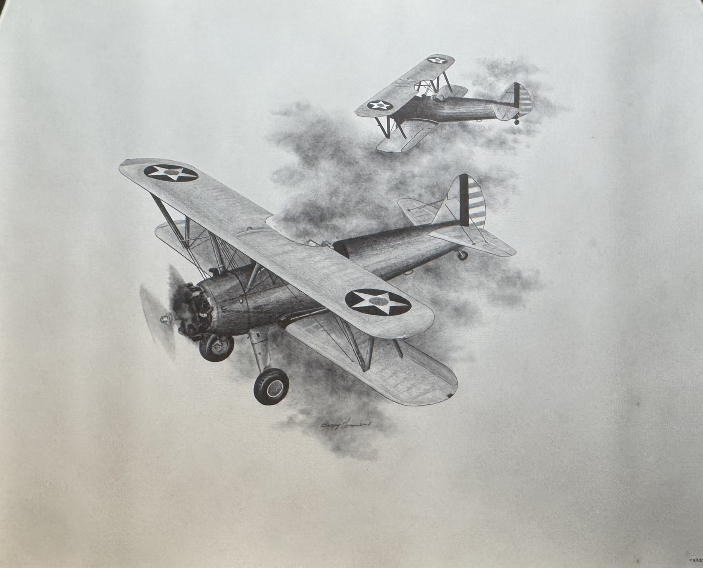 PT-13 Black & White 16" x 20" Print